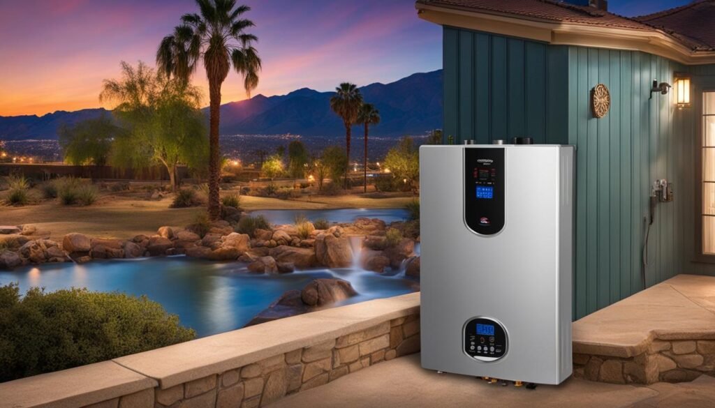 sizing tankless water heaters in Riverside County