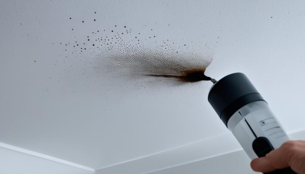 Ceiling leak detection Ceiling leak detection