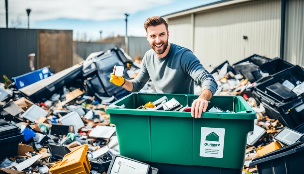 Dumpster rental process