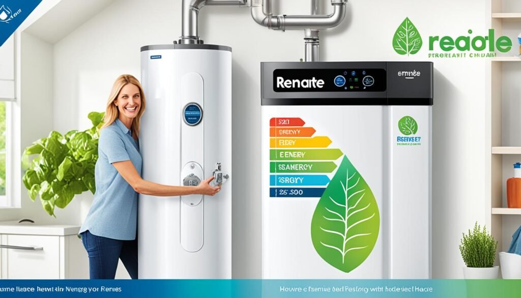 Energy-efficient water heater rebates