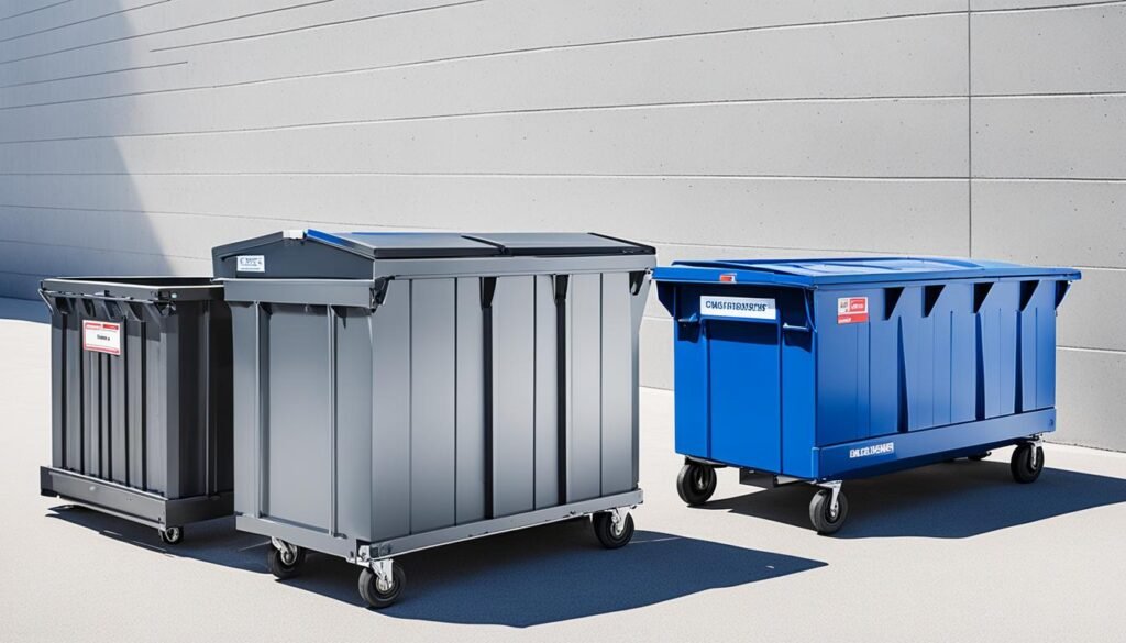 Types of Dumpsters Available