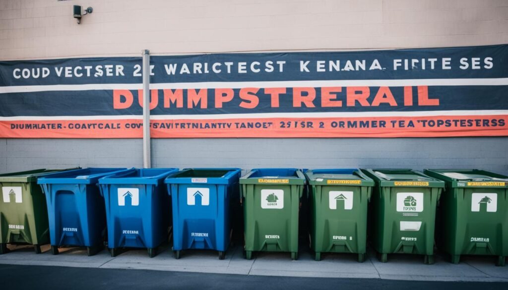 dumpster rental pricing