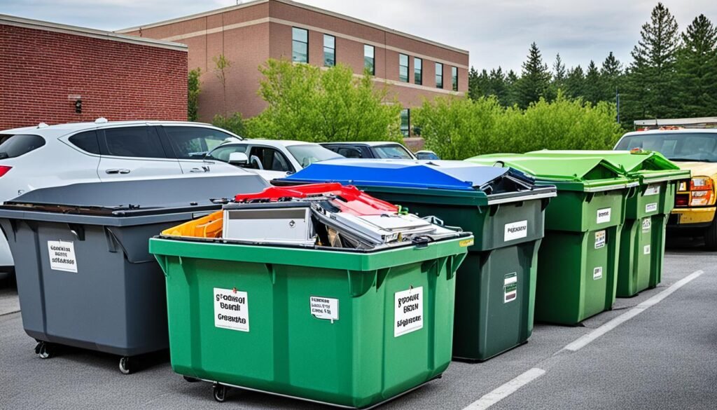 dumpster size selection