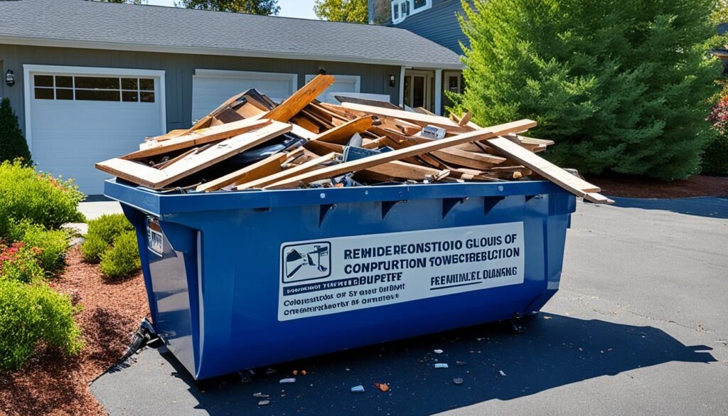 rent a dumpster for remodel
