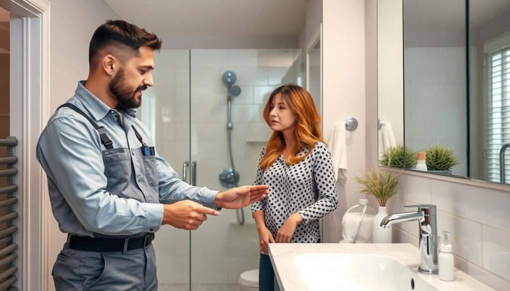 Bathroom plumbing consultation in Corona CA Bathroom plumbing consultation in Corona CA