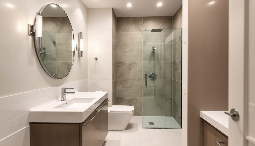 Completed bathroom plumbing project in Corona CA Completed bathroom plumbing project in Corona CA