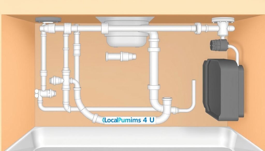 Dishwasher plumbing connection