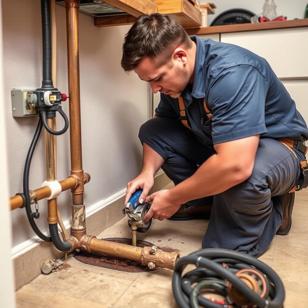 Drain repair work being performed by Local Plumbers 4 U in Corona Drain repair work being performed by Local Plumbers 4 U in Corona
