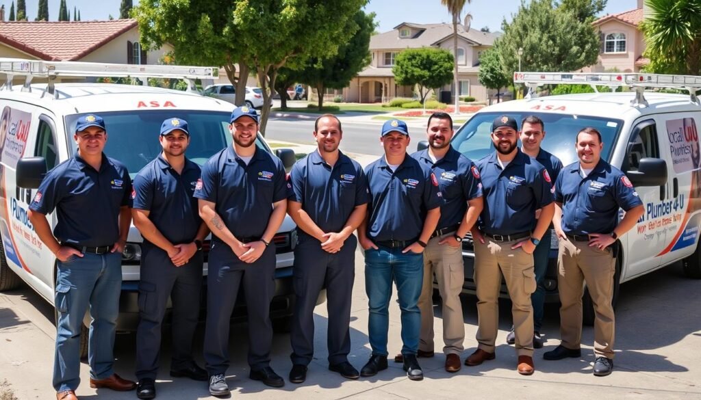 Local Plumbers 4 U team providing kitchen plumbing services in Corona CA Local Plumbers 4 U team providing kitchen plumbing services in Corona CA