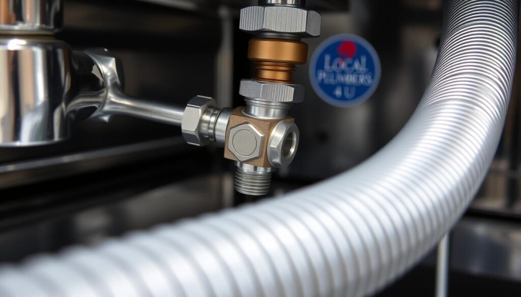 dishwasher water supply line connection