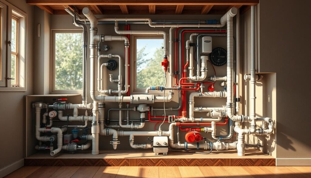 plumbing system pipe types and fittings