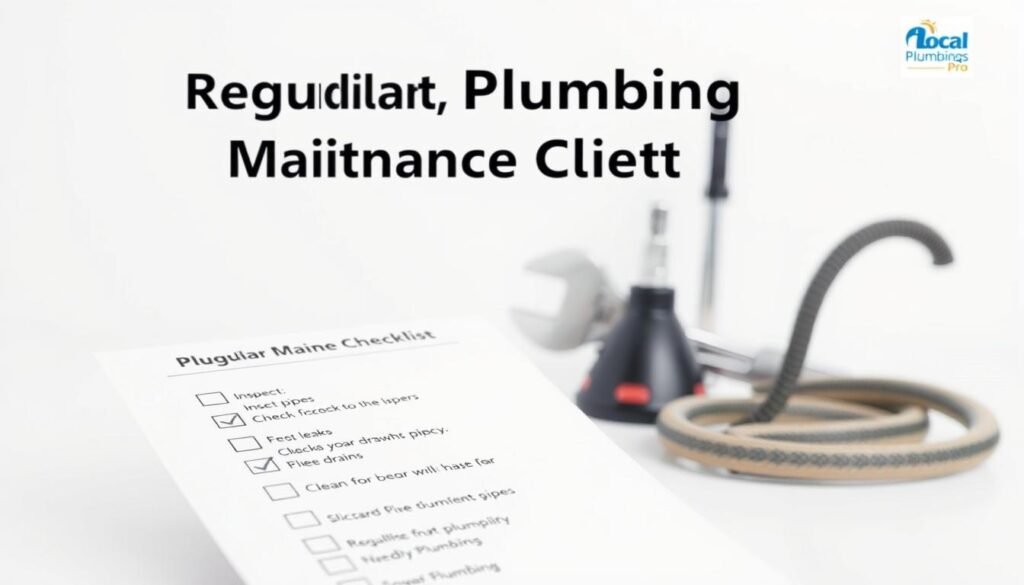 regular plumbing maintenance checklist