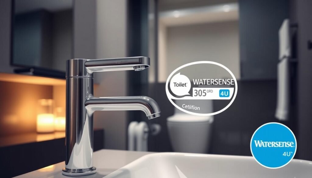 WaterSense certified plumbing fixtures