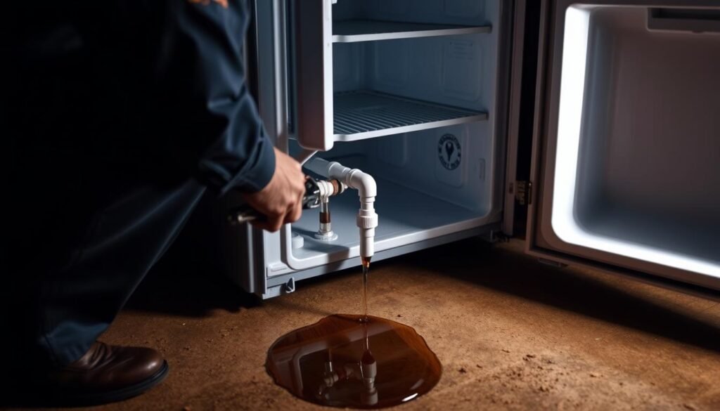 refrigerator water line leak causes