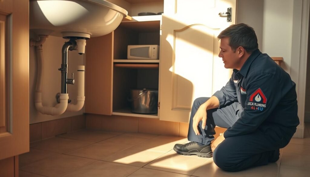 kitchen plumbing maintenance inspection