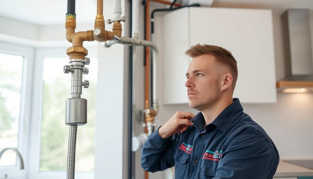 plumbing inspection before appliance installation