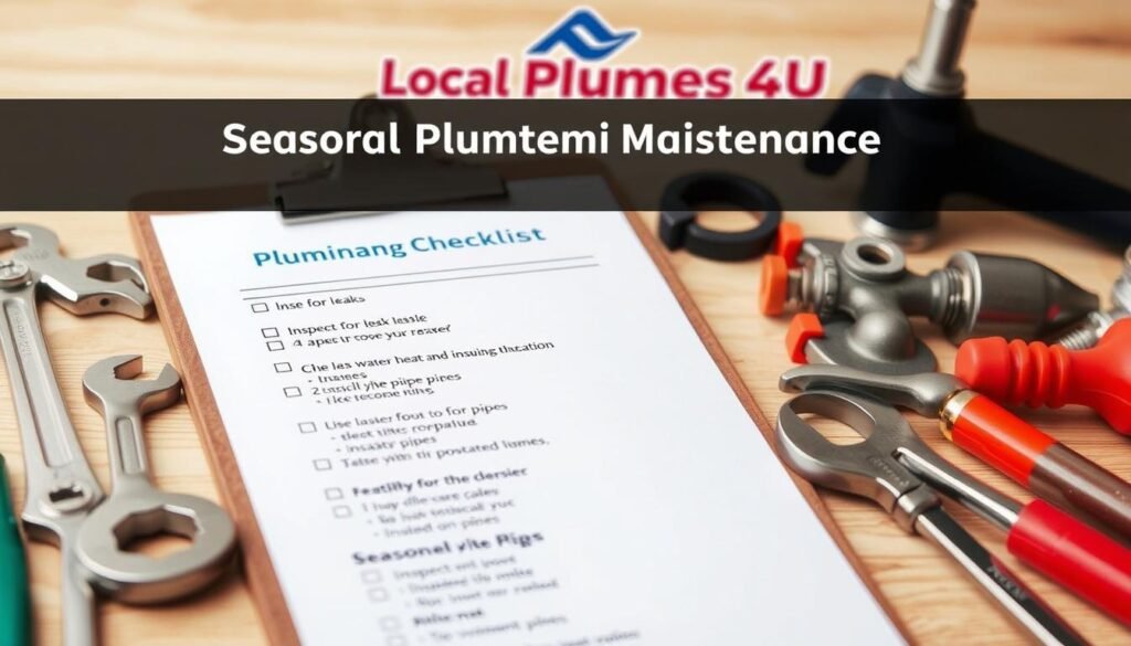 Seasonal plumbing checklist