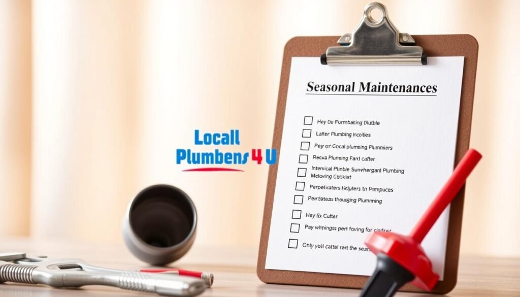 seasonal plumbing maintenance checklist