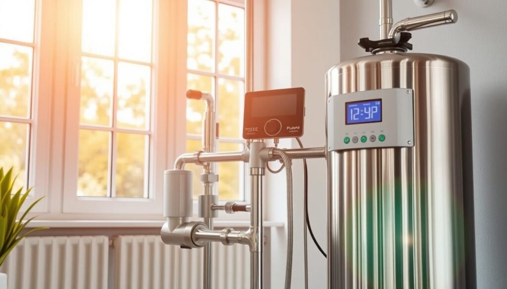 water softener installation system