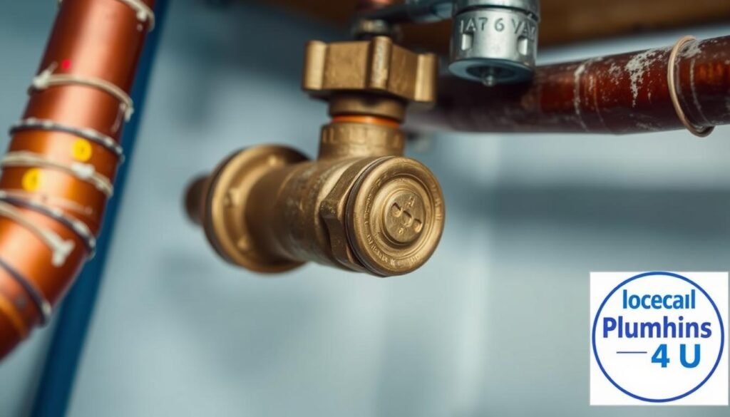 Main water shut-off valve