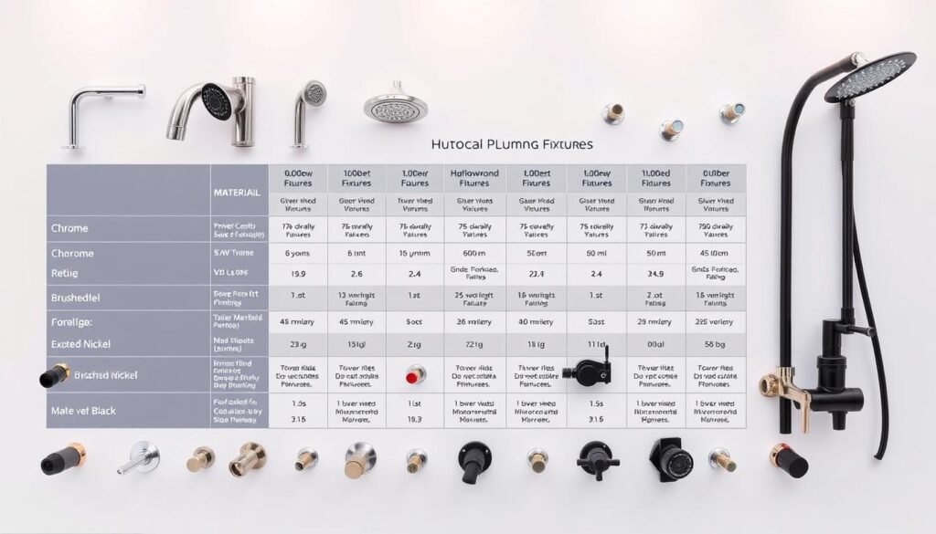 durable plumbing fixtures comparison chart