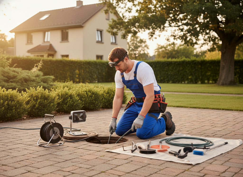 Regular sewer line maintenance being performed to prevent emergency backups